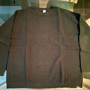 Hunter green ribbed sweater from Simons